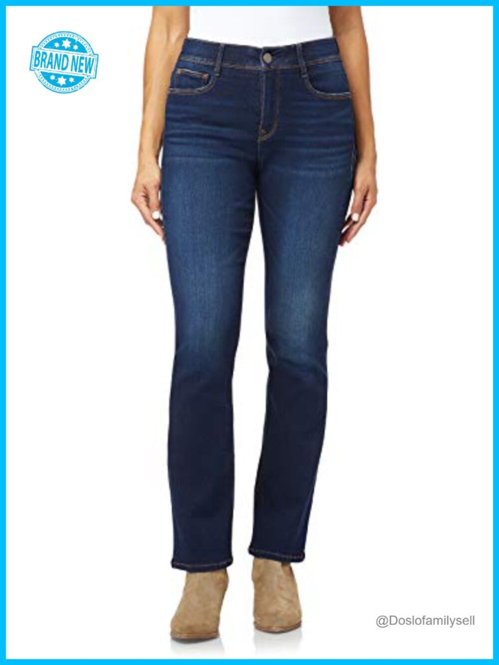 360 Sculpt Bootcut Jeans Mid Rise Slimming Stretch Denim